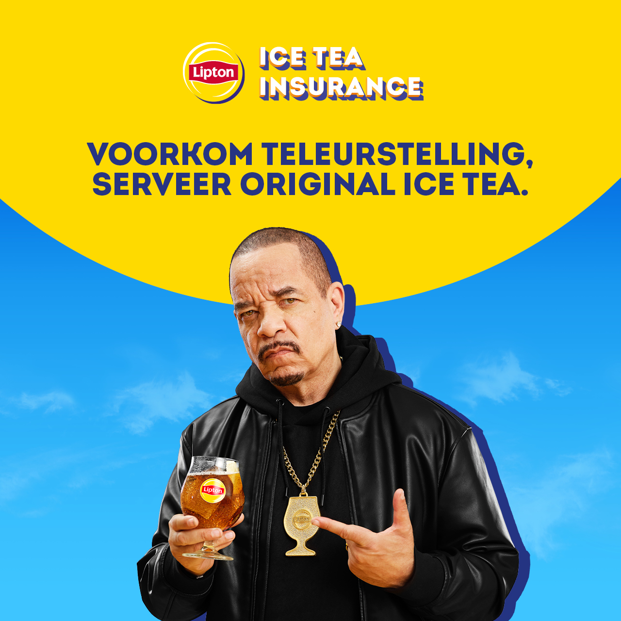 Rapper Ice-T en Lipton Ice Tea slaan handen ineen om teleurstelling op het terras te voorkomen