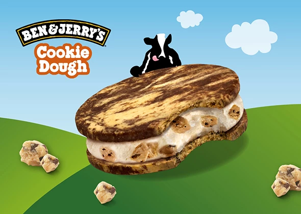 Ben & Jerry’s Cookie Dough Sandwich (120ml)